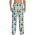 thumbnail image 7 of Salouo FUNNY CAT IS DRINKING WATER Print Pajama Pants for Men, Lounge Pants Elastic Waistband Casual Men's sleepwear Loungewear Sleep Pajama Pant -X-Large, 7 of 7