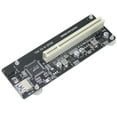 thumbnail image 2 of Carte Adaptateur PCI vers PCI, Convertisseur PCI Express x1 vers PCI, Carte d'Extension PCI-e avec Câble USB3.0, 2 of 7