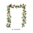 thumbnail image 3 of Giunmcul Valentine's Day Decorations, 86.68in Artificial Rose Vine Garland Pink White Red etc Plastic Valentine's Day Wall Hanging Decor for Wedding Home Party, 3 of 4