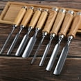 thumbnail image 2 of New Wood Chisels Set Sharp Chrome-Vanadium Steel Wood Carving Chisels with Beech Handles Ergonomic Wood Carving Tools (6MM), 2 of 6