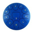 thumbnail image 1 of Tambor de lengua de acero de 10 pulgadas. tambor de mano de 11 notas con mazo de tambor. púas para dedos. percusión para meditación y Yoga Tomshoo Tambor de lengua de acero, 1 of 6