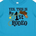 thumbnail image 4 of Inktastic Yes, This is My 1st Rodeo Cowboy Hat with Red Band, Lasso Boys or Girls Baby T-Shirt, 4 of 5
