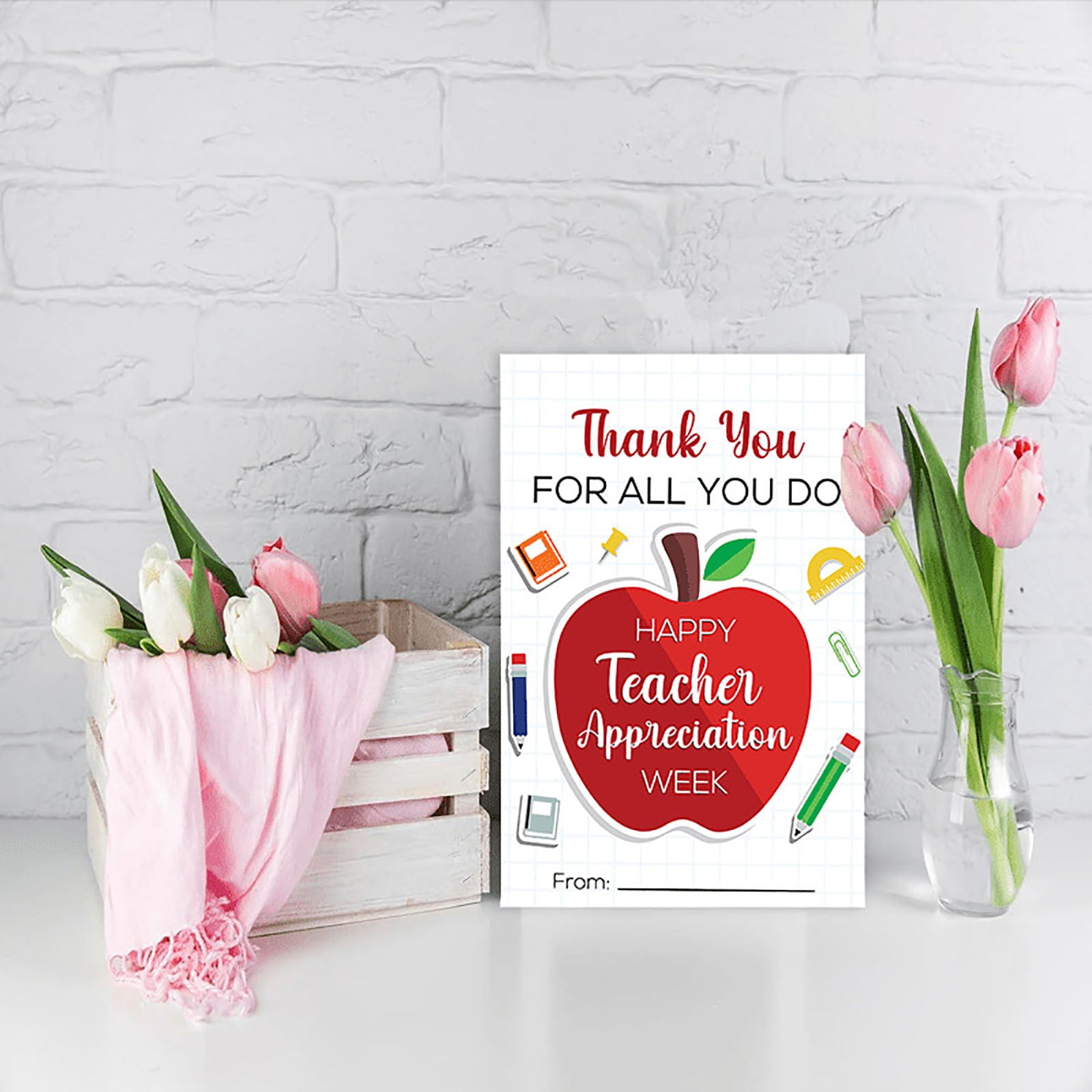 Pencil TEACHER APPRECIATION Gift Card Holder Thank You Printable