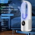 thumbnail image 3 of Ventilador Sin Aspas, Ventilador Eléctrico, Ventilador de Refrigeración para Dormitorio Doméstico, Ventilador de Escritorio Refrigerado por Agua, Azul, 3 of 5
