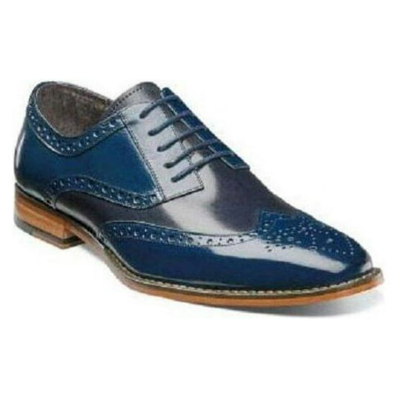 Stacy Adams Tinsley Wingtip Oxford Mens Shoes Cobalt Multi Lace Up 25092-468