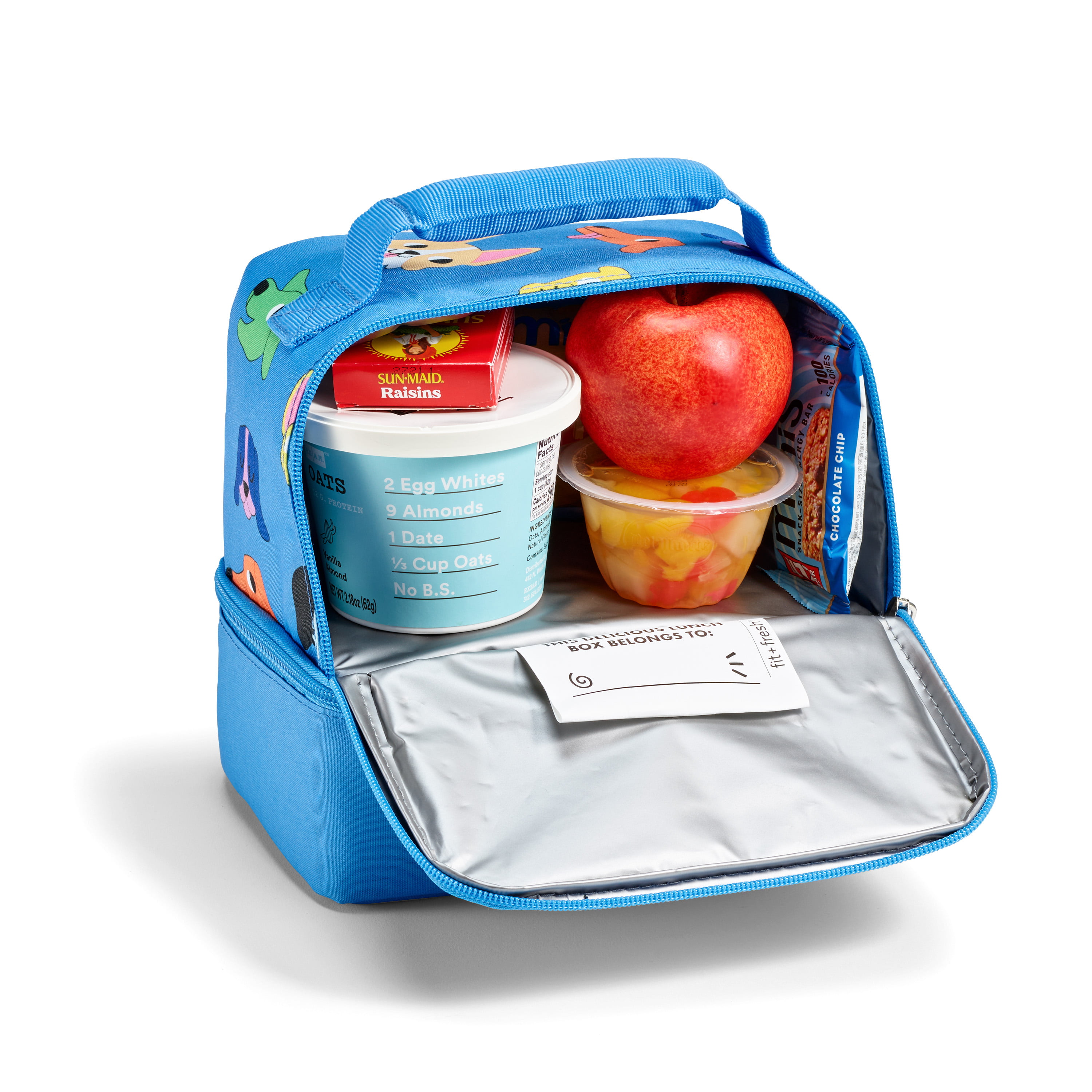 Fit & Fresh Sandwich and Snack Box - Red/Blue
