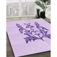 thumbnail image 2 of Ahgly Company Indoor Rectangle Patterned Heliotrope Purple Area Rugs, 3' x 5', 2 of 6