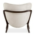 thumbnail image 6 of Michael Amini Camellia Field Velvet Accent Chair in Porcini/Warm Pecan, 6 of 15