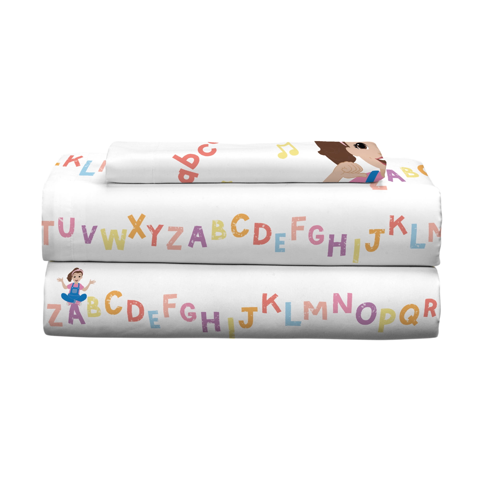 Ms. Rachel Kids Twin Sheet Set