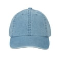 thumbnail image 2 of Top Headwear Kids Baseball Hat - Boys Girls Low Profile Cap Denim Washed, Light Blue, 2 of 4