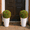 Red, variant on Tzou 2Pcs Artificial Boxwood Topiary Ball with Flowers, 16.5" Faux Hanging Greenery Ball for Outdoor Planters, Porch, Balcony, Home Decor