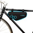 thumbnail image 2 of Sywqhk Bolsas impermeables para el tubo delantero del cuadro de la bicicleta del triángulo de la bicicleta (negro azul) Sywqhk Alta Calidad, 2 of 9