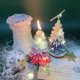 thumbnail image 2 of Juego de 2 moldes de resina epoxi con forma de árbol de Navidad en 3D para velas, moldes de silicona para escayola de aromaterapia, manualidades, decoración, molde de fundición, 2 of 5