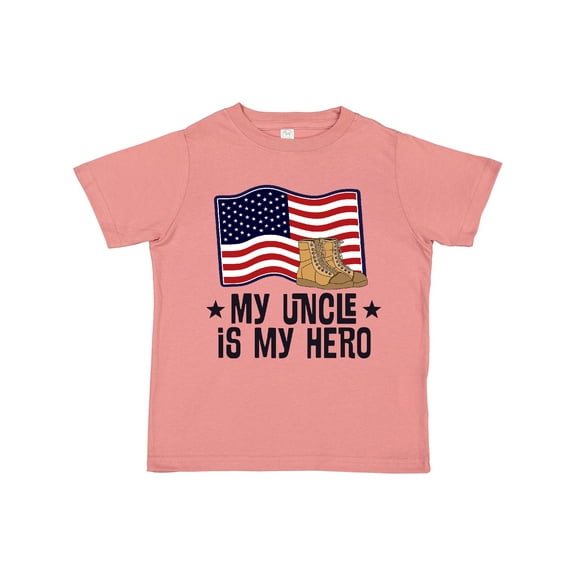 Inktastic My Uncle is My Hero Military Nephew Boys or Girls Toddler T-Shirt
