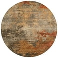 thumbnail image 2 of Addison Rugs Chantille Indoor/Outdoor Transitional Abstract Khaki Washable Round Rug, 8' x 8', 2 of 6