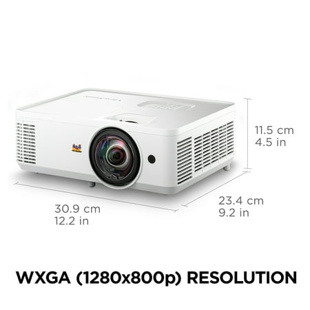 ViewSonic PS502W Short Throw LED Projector - White - White