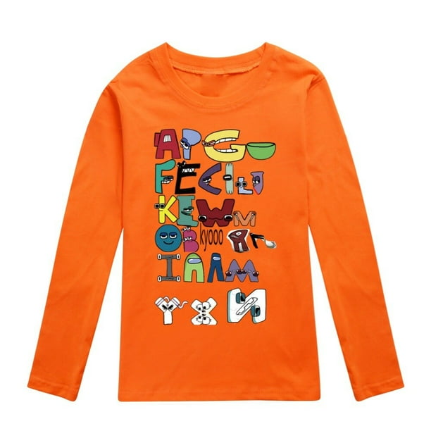 Sudadera con estampado de alfabeto lol para niños, sudadera de manga larga para niños y niñas, sudadera con capucha para niños pequeños + sombrero para el sol, regalo de Navidad de dibujos animados AZ zhangyuxiang LED