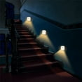 thumbnail image 4 of Luz con sensor de movimiento para interiores, luz nocturna LED que funciona con pilas, luz automática para escaleras para pasillos y orientación, 4 of 4