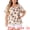 Apricot, variant on DARING DIVA Women's Plus Floral Off Shoulder Tassel Hem Top 3X Apricot