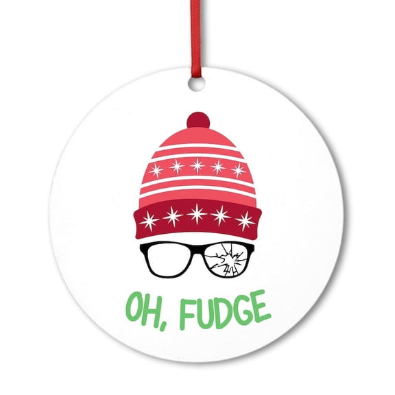 Christmas Ceramic Ornament, Oh Fudge, Christmas Decors, Christmas Ornaments, Christmas Gifts, Christmas Party Favors