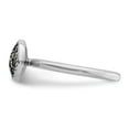 thumbnail image 3 of 925 Sterling Silver Stackable Expressions Marcasite Ring Size: 7; for Adults and Teens; for Women and Men, 3 of 5
