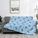 thumbnail image 2 of Fotbe French Bulldog Puppy Manta de Franela con Estampado, Manta Ultrasuave para Cama, Sofá, Auto, Hipoalergénica y Antibolitas-50"x40", 2 of 6