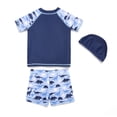 thumbnail image 5 of BONVERANO Baby Boys Two-Pieces Swimsuit, Rashguard Set with UPF 50+ Sun Protection（Super Dino 18-24months）, 5 of 8