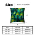 thumbnail image 5 of Peacock Feathers Chair Pillow Covers Set of 2 Throw Pillow Decorative Pillows Velvet with Unique Patterns for Various Occasions - Available in 16x16, 18x18, and 20x20 Inches, 5 of 6
