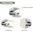 thumbnail image 5 of REDCAMP Waterproof Car Awning Sun Shelter,Portable Auto Canopy Camper Trailer Sun Shade for Outdoor, Driving,Travel,Truck,Beige, 5 of 9