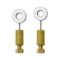 thumbnail image 3 of Abbracc 2Pcs DIY Leather Located Needles Durable Brass Practical Leather Stitching Tools 0 to 6mm, 3 of 9
