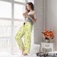 thumbnail image 5 of Fotbe Cute Frog3 Pantalones de Pijama para Mujer, Pantalones de Dormir, Pantalones Pj con Cordón y Bolsillos-Large, 5 of 6