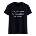thumbnail image 4 of Women's Funny Graphic T-Shirts Sarcastic Novelty Tees with Humorous Sayings for Casual Wear, 4 of 5