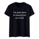 thumbnail image 4 of Camiseta con estampado sarcástico para mujer - Camiseta informal de manga corta con frases divertidas, 4 of 5