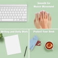 thumbnail image 3 of Desk Mouse Pad, 23.6" x 11.8" PU Leather Desk Mat, Extended Mouse Pad, Waterproof Desk Blotter Protector, Ultra Thin Small Laptop Keyboard Mat, Non-Slip Desk Writing Pad for Office Home, 3 of 6