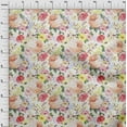 thumbnail image 4 of oneOone Cotton Jersey Light Beige Fabric Floral Fabric For Sewing Printed Craft Fabric By The Yard 58 Inch Wide, 4 of 4