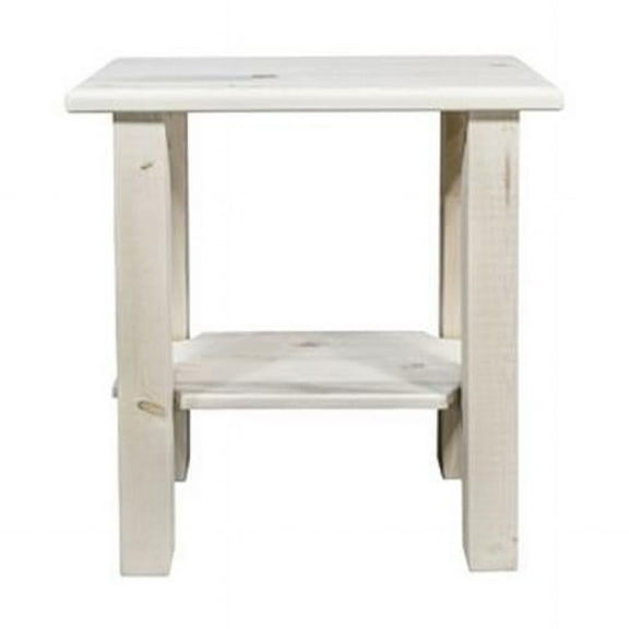 Homestead Chairside Table, Stain & Lacquer