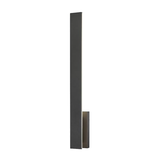 5007-36BK-LED-Z-Lite-Stylet - 36W 2 LED Outdoor Wall Mount In Modern Style-3.75 Inches Tall and 4.75 Inches Wide