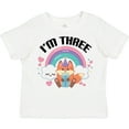 thumbnail image 3 of Inktastic 3rd Birthday Party Girl Fox Girls Toddler T-Shirt, 3 of 5