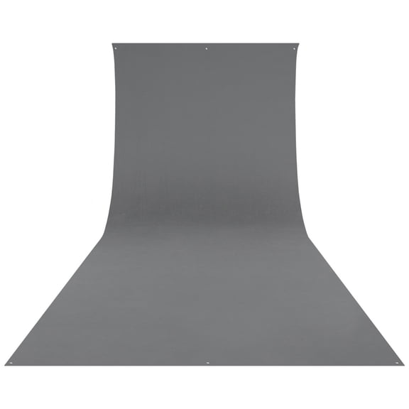Westcott 9' x 20' Neutral Gray Wrinkle Resistant Backdrop
