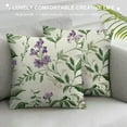 thumbnail image 3 of Shiartex Throw Pillow Cover Green Flower Herb Sage Leaves and Branches Print Decorative Throw Pillows Soft Pillow Cases Square Cushion Case Christmas Pillow Covers for Couch Bed Sofa Farmhouse Decor, 3 of 5