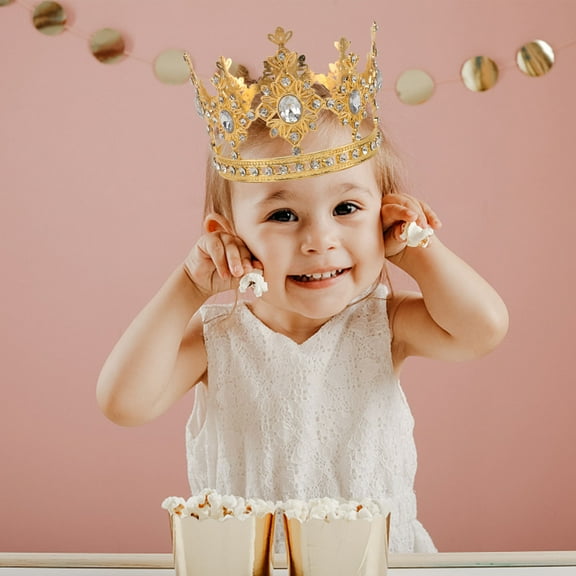 HAKIDZEL Crown Decoration Alloy 1Pc 3.1x3.1x2.2in