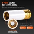 thumbnail image 4 of VEVOR Lug Nut Impact Socket Set 1/2 in Drive Metric 6-Point Deep Socket 7PCS, 4 of 9