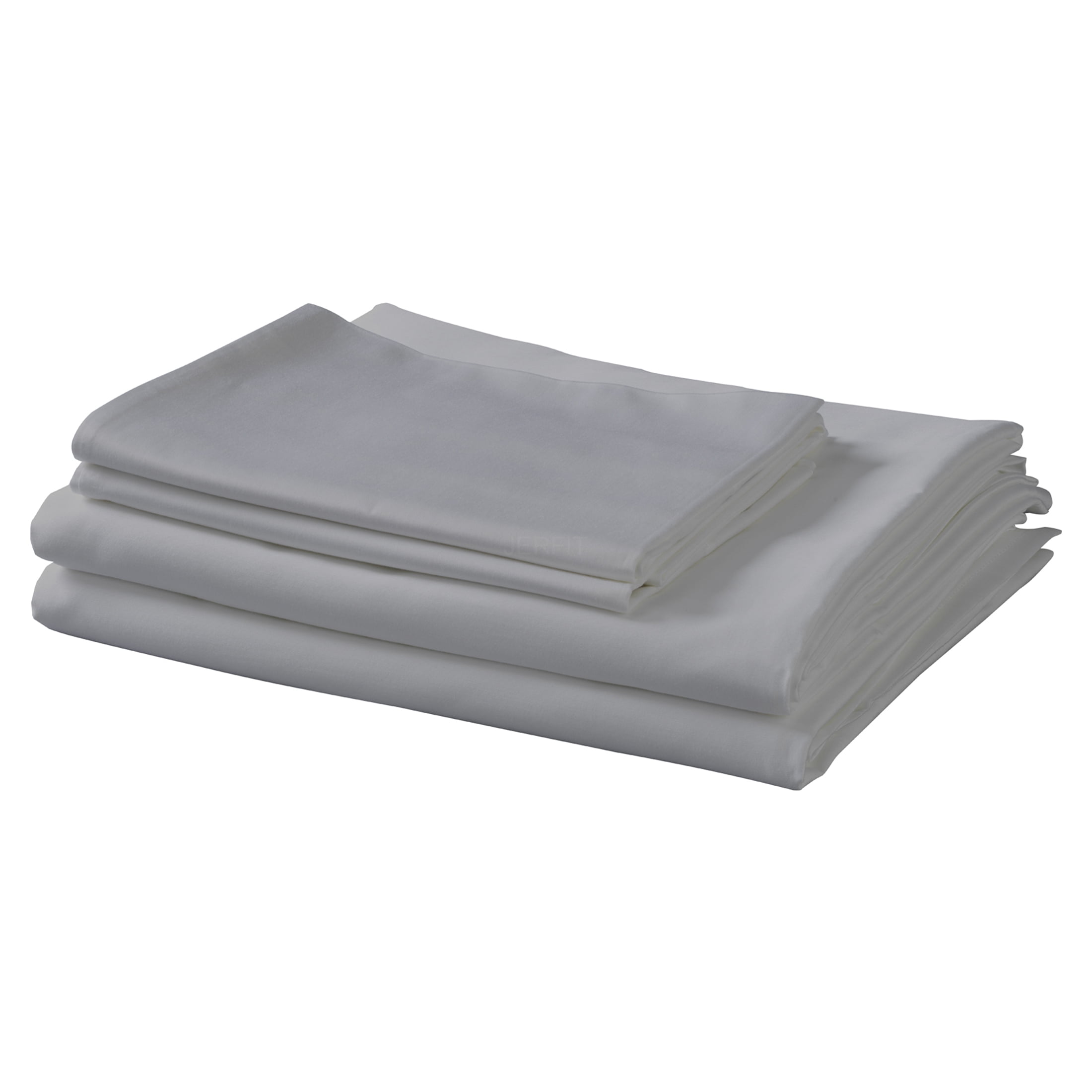 JERFIT Queen Bamboo Cotton Blend Sheets Set - 240 Thread Count, Grey, Cooling, Breathable, Moisture Wicking Bed Sheets