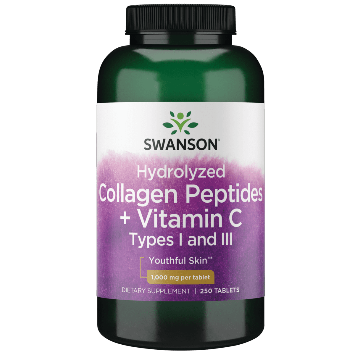 Swanson Hydrolyzed Collagen Peptides + Vitamin C Types I and Iii