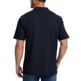 thumbnail image 3 of Men's Loose Fit Heavyweight Short-Sleeve Pocket Work Henley T-Shirt (Regular&Tall), 3 of 8