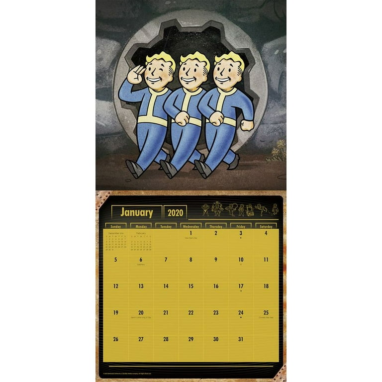 Fallout Calendar 2025 kylie claresta