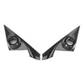 thumbnail image 2 of 2pcs A‑Pillar Speaker Trim Cover Carbon Fiber Style Decoration Fit for Honda Civic 10th 16‑19, 2 of 5