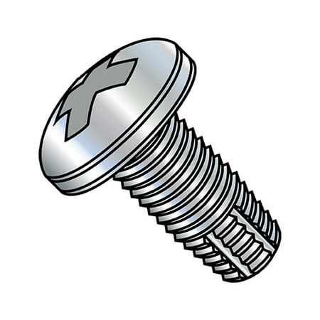 

6-32X2 Phillips Pan Thread Cutting Screw Type F Fully Threaded Zinc (Pack Qty 3 000) BC-0632FPP