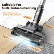 YOMA Cordless Stick Vacuum Cleaner,Lightweight Self-standing Vacuum for Home Pet Hair Carpet Hardwood Floor