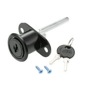 Uxcell Drawer Lock 0.75'' Cylinder Diameter for Desk Locker Black
